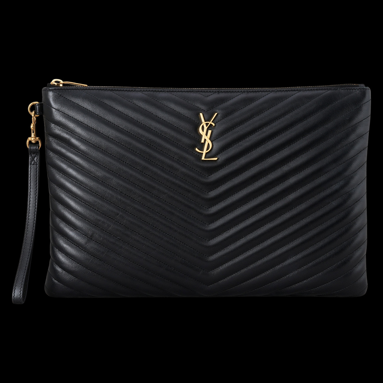YVES SAINT LAURENT(USED)생로랑 440222 모노그램 클러치 라지